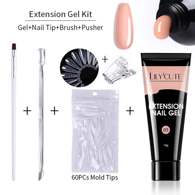 LILYCUTE Nail Extension Gel Set