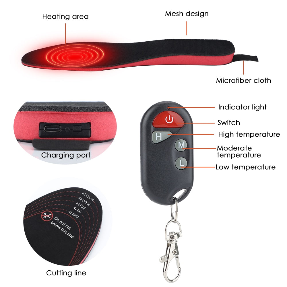 Electric Heating Insole Foot Warmer