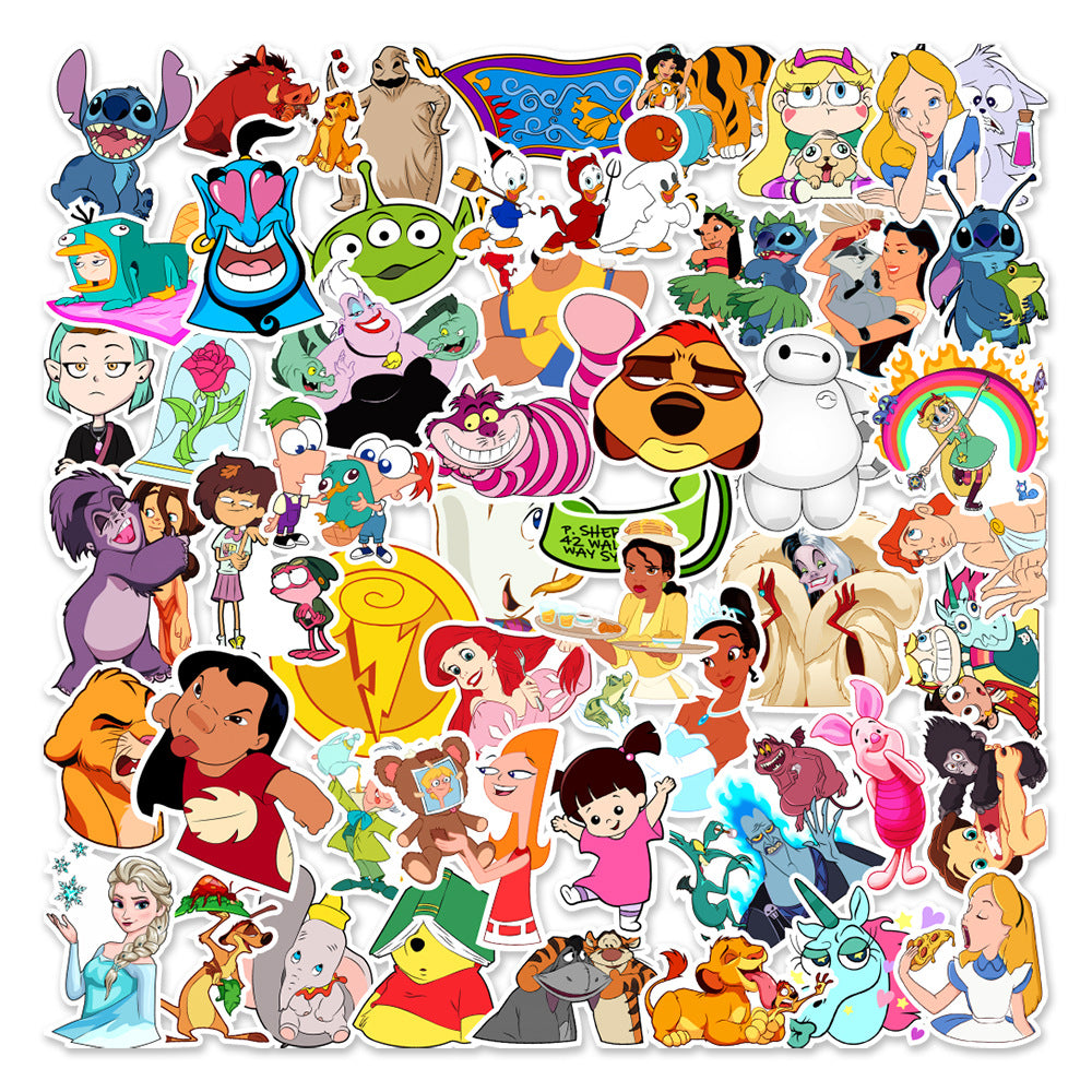 50pcs Disney Waterproof Stickers