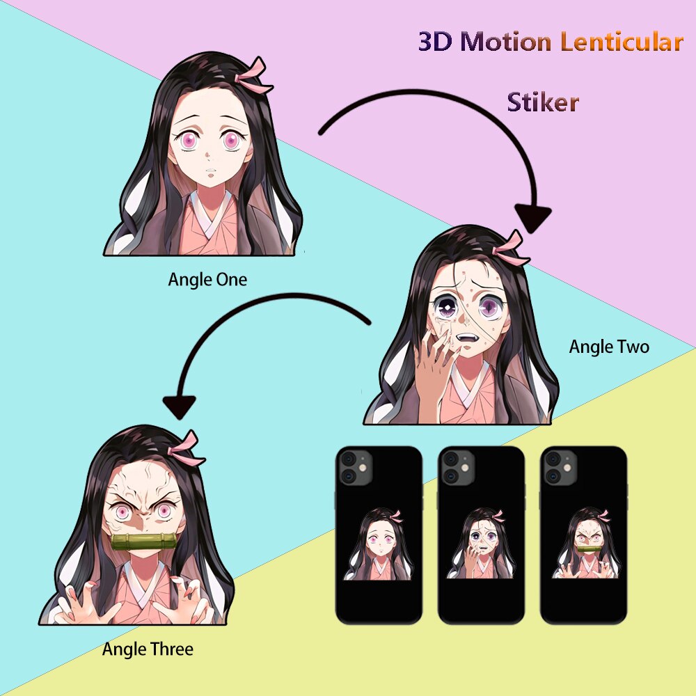 Mini 3D Motion/Moving Anime Stickers