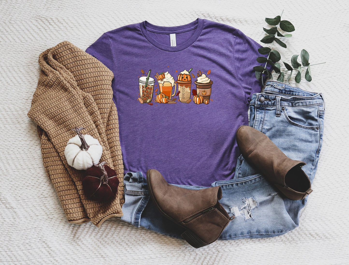 Fall Coffee Shirt, Fall Latte Shirt