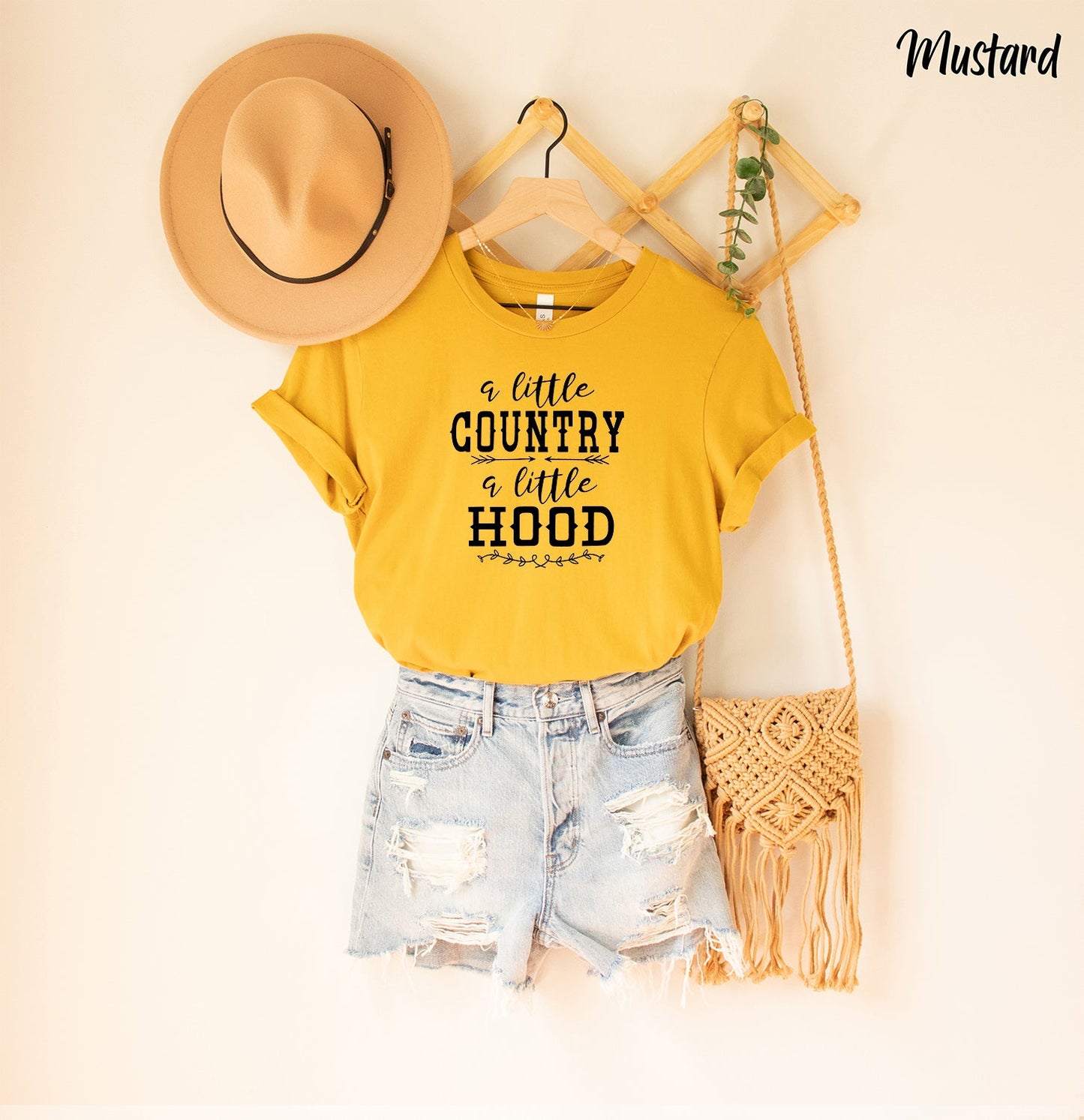 A Little Country A Little Hood Shirt, Country Music Shirt