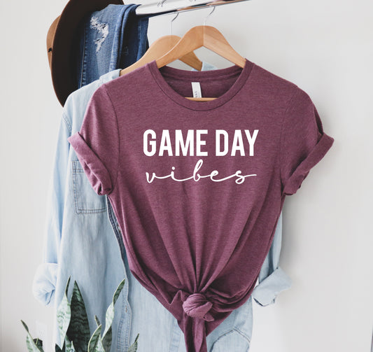 Game Day Football Shirt, Game Day Shirt, Game Day Vibes Outfit