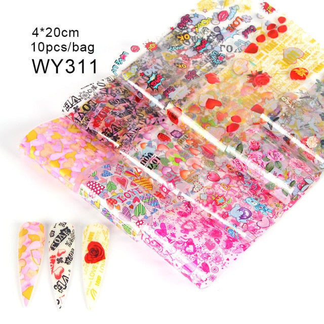 20*4cm Mix Nail Art Transfer Sticker