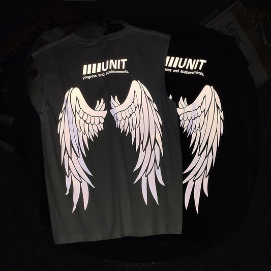 Cut Off Angel Wings Tee